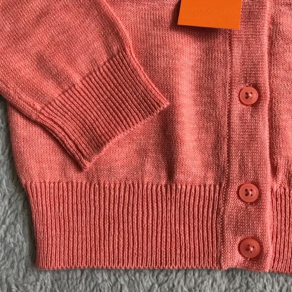 NWT Gymboree sz 4T chambray stripe dress, sz XS (4) coral cardigan, lot of 2 NEW - Picture 9 of 13